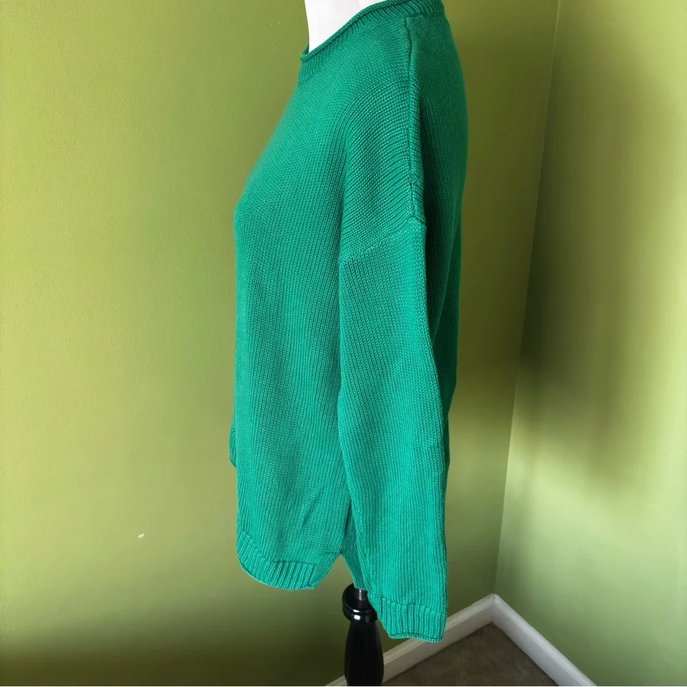 Lilly Pulitzer Bayport Sweater Fiddle Leaf Green - Picture 4 of 6